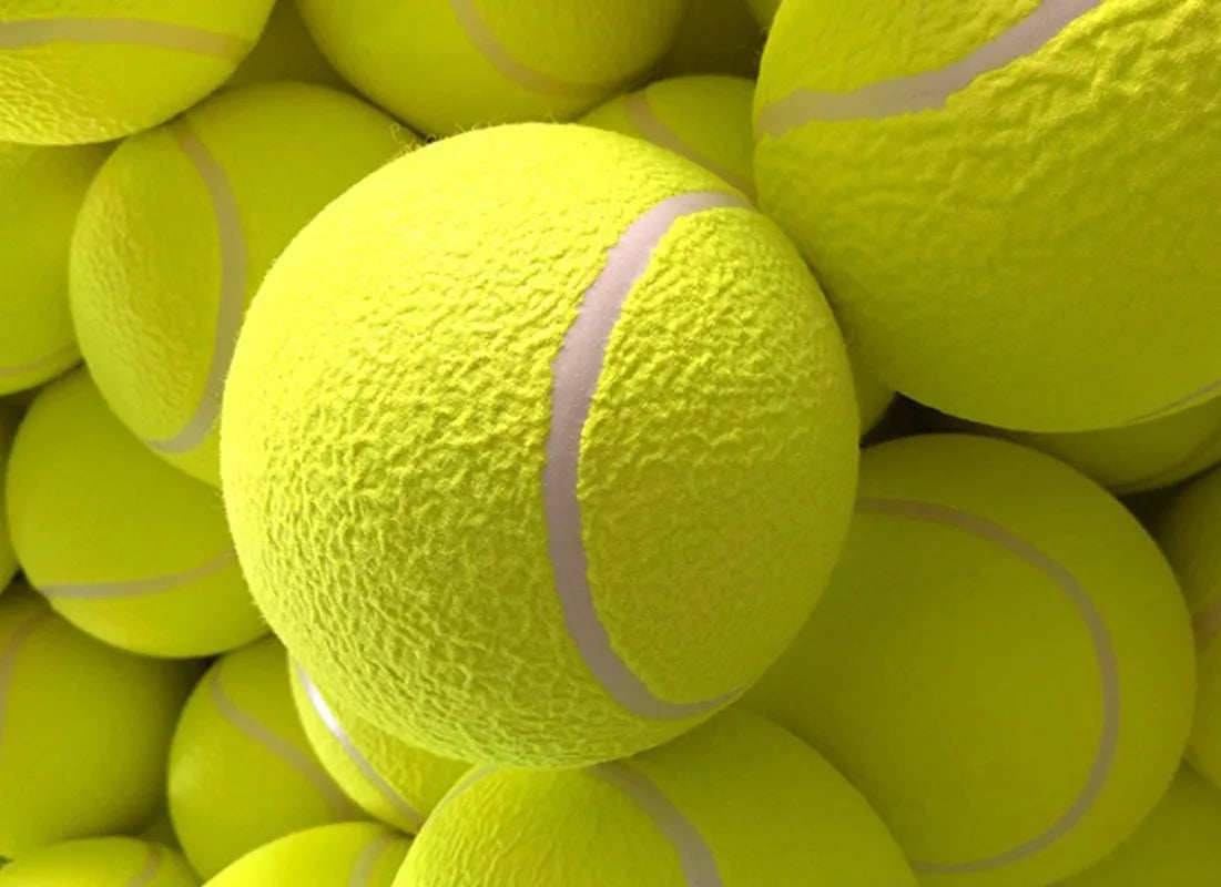 7/9.5Inch Giant Tennis Ball Pet Inflatable Toy for Dog Training Ball 24cm Large Tennis Ball with Air Pump Interactive Dog Toys
